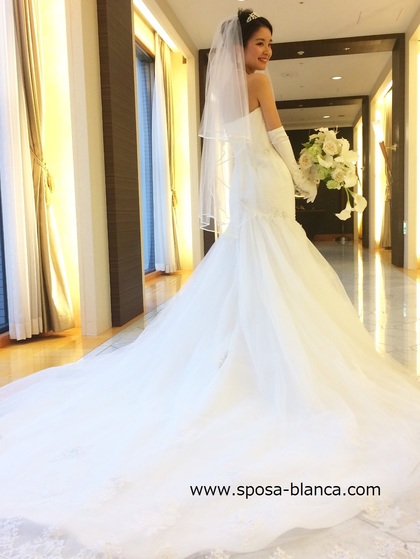 マーメイドドレス 新作ウェディングドレス 2WAY - ウェディングドレス | レンタル | SPOSA BLANCA